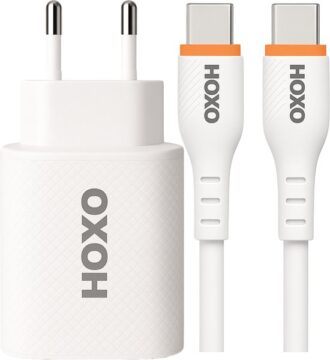 25W USB C Adapter - 60W USB C Kabel - Snellader - 1 Meter USB C naar C Kabel - GaN Fast Charger - USB C Oplader Setje