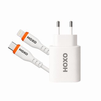 USB C Snellader - 25W USB C Adapter met Kabel - GaN Oplader - Geschikt voor Lightning - 27W USB Kabel 1 Meter - Wit - Oplader set