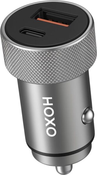 Mini Autolader 38W - USB C & USB A - Snellader met Power Delivery en Smart Chip - Sigarettenaansteker Oplader