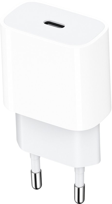 USB C Snellader - 25W USB C Adapter - Compacte USB C Oplader - Snellaadfunctionaliteit - Gecertificeerd Oplader