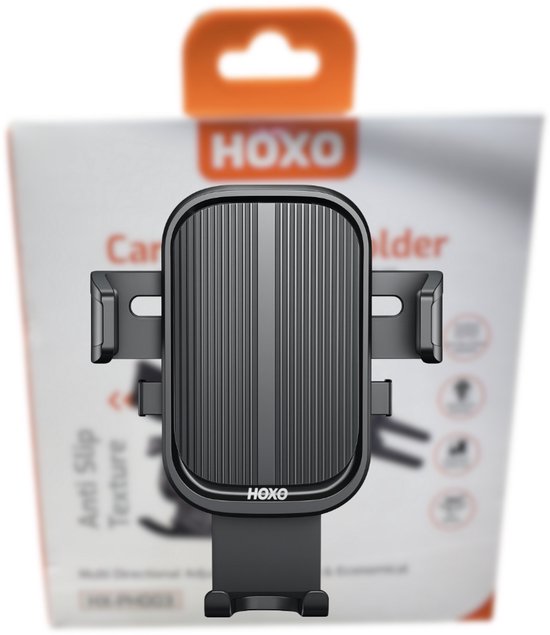 Telefoonhouders auto - Geschikt voor Ronde Ventilatierooster - 360° Rotatie - Tripod - Een Hand Bediening - GSM Houder Auto - Universeel